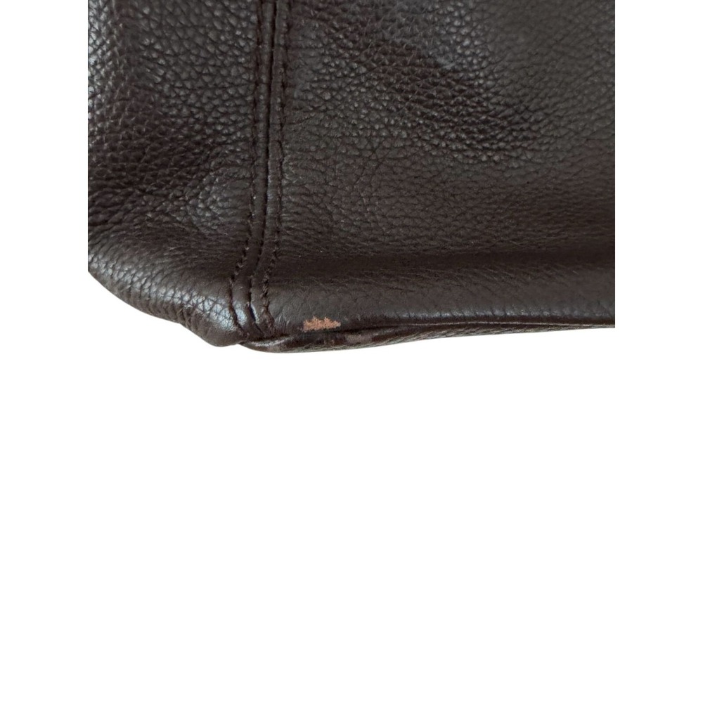 Tigananello Brown Pebbled Leather Handbag Purse Tote - Picture 7 of 10